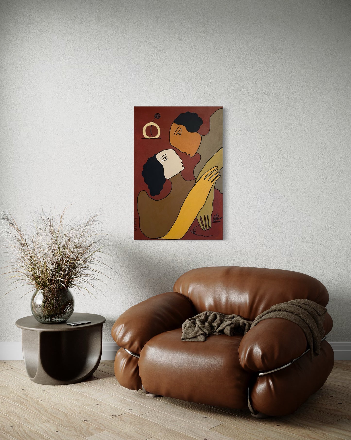 In the space of a gaze