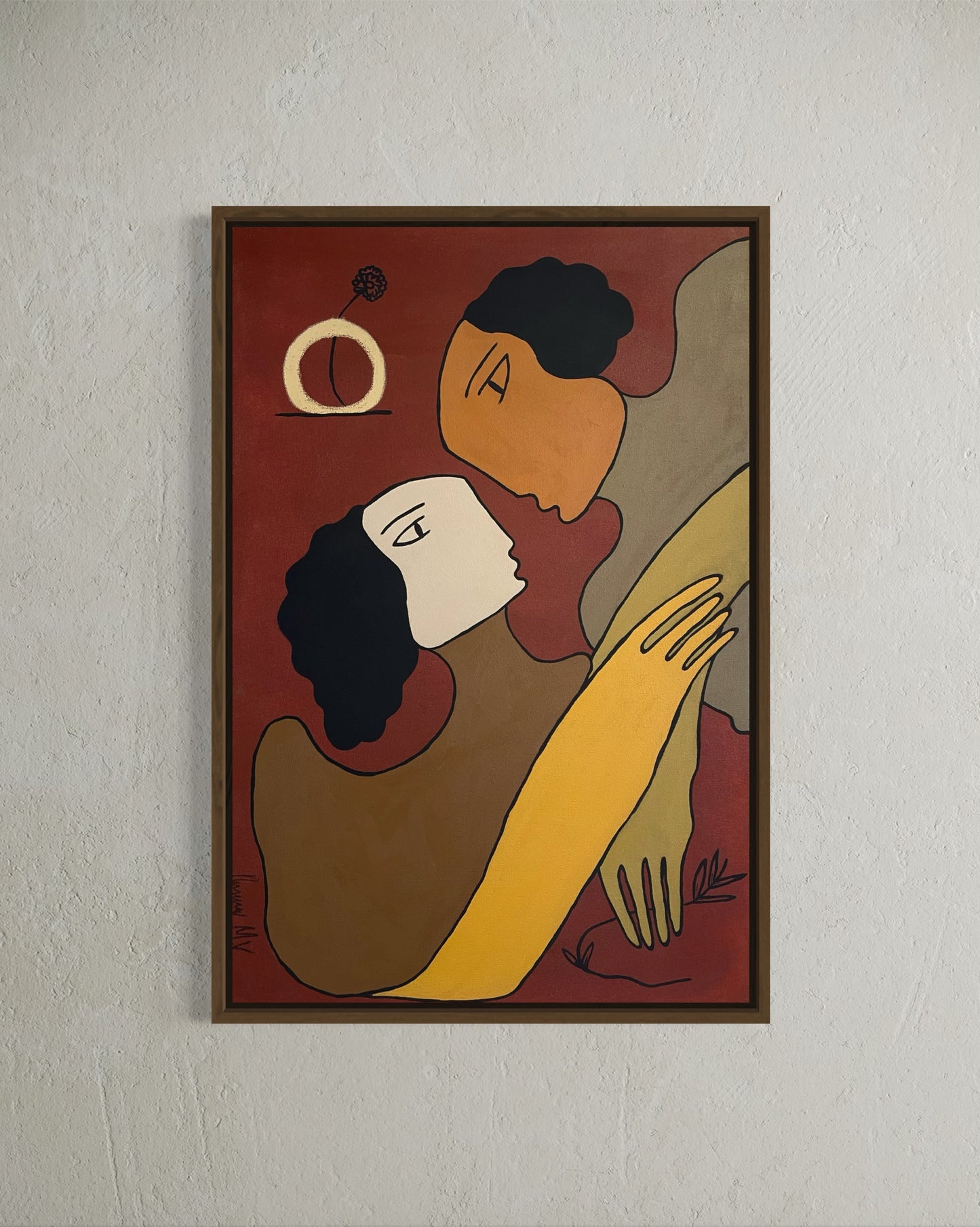 In the space of a gaze