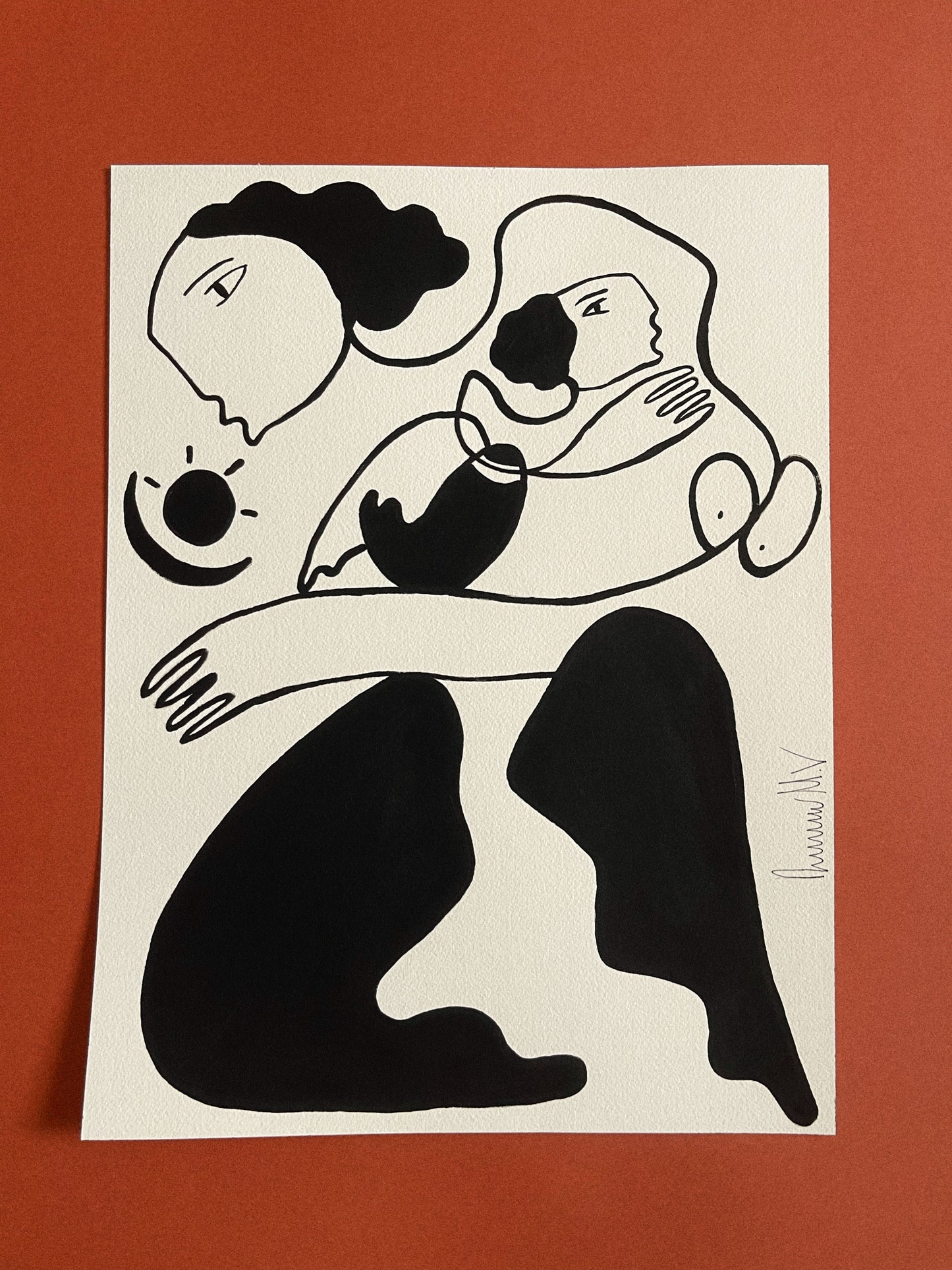 Day and night she nourishes