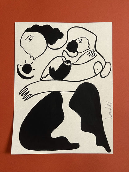 Day and night she nourishes