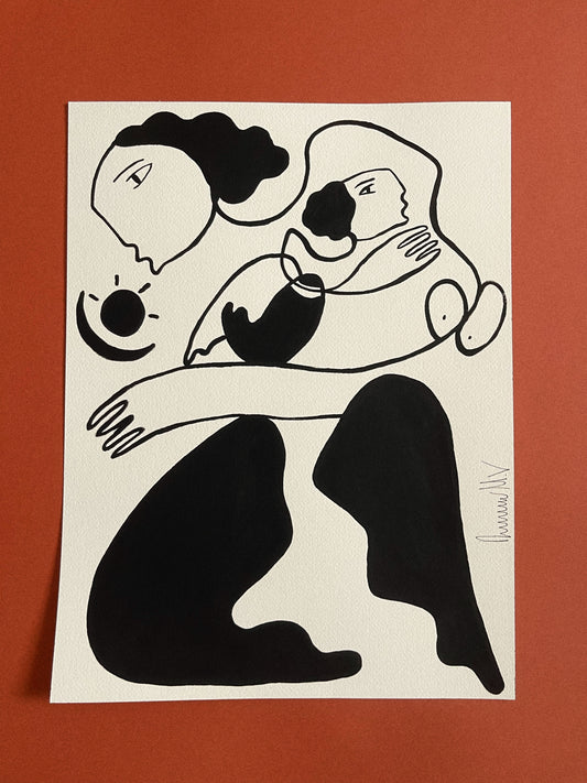 Day and night she nourishes