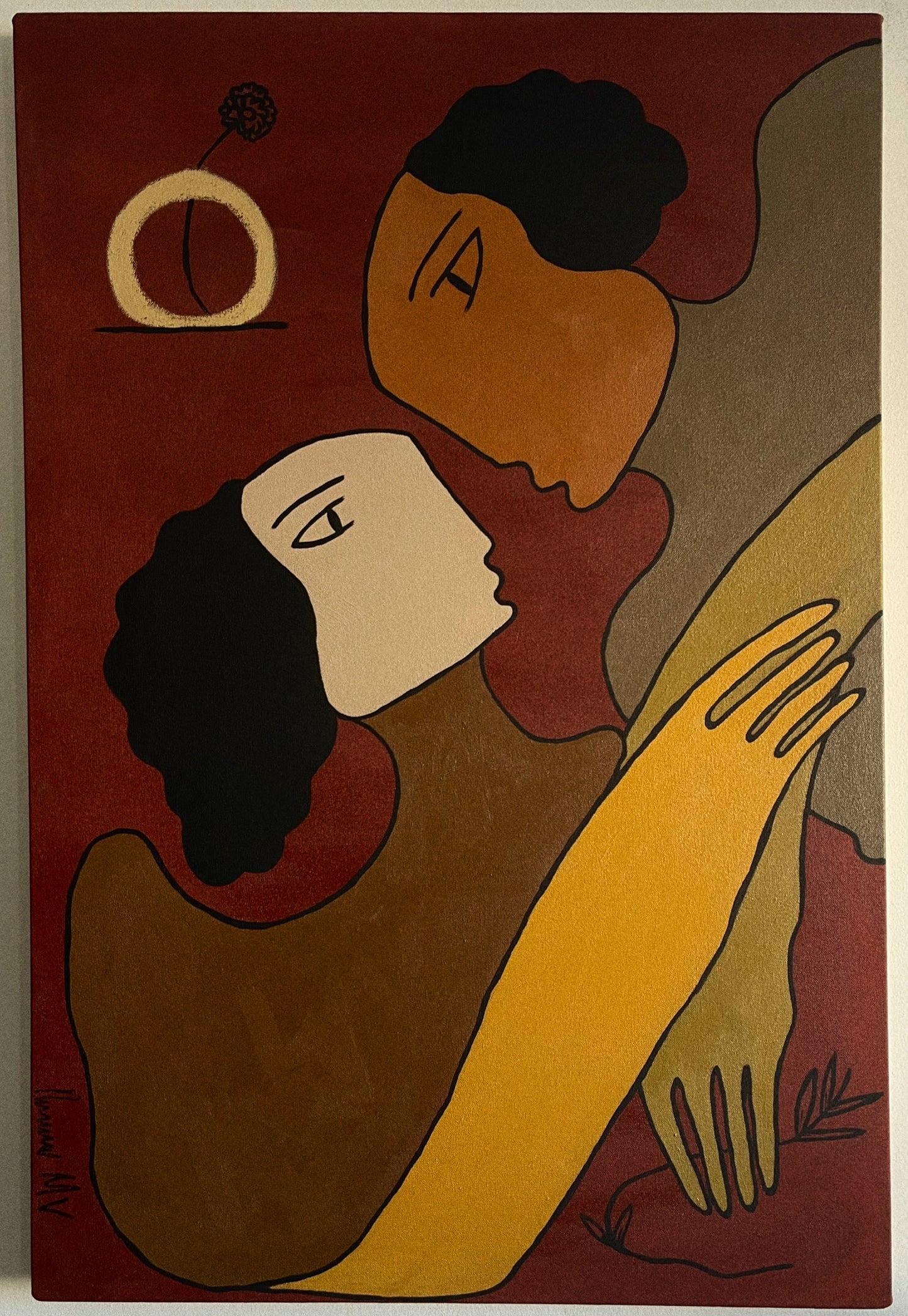 In the space of a gaze