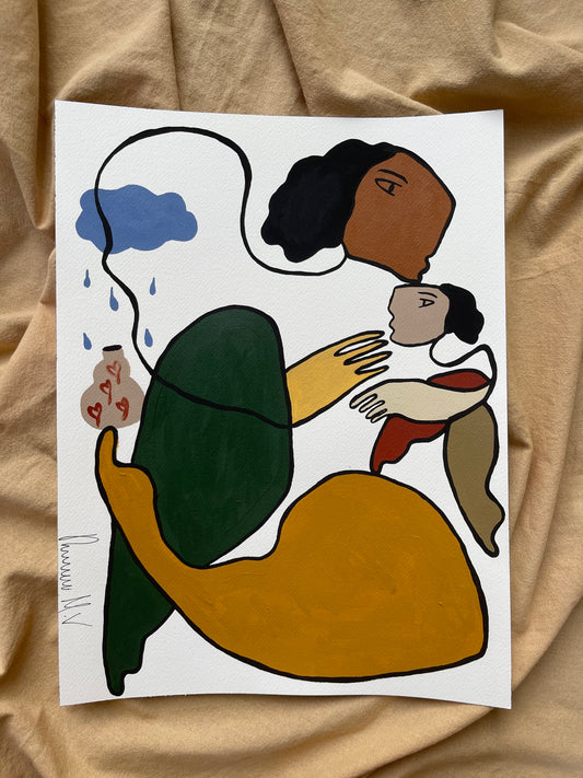 In her rain, we bloom
