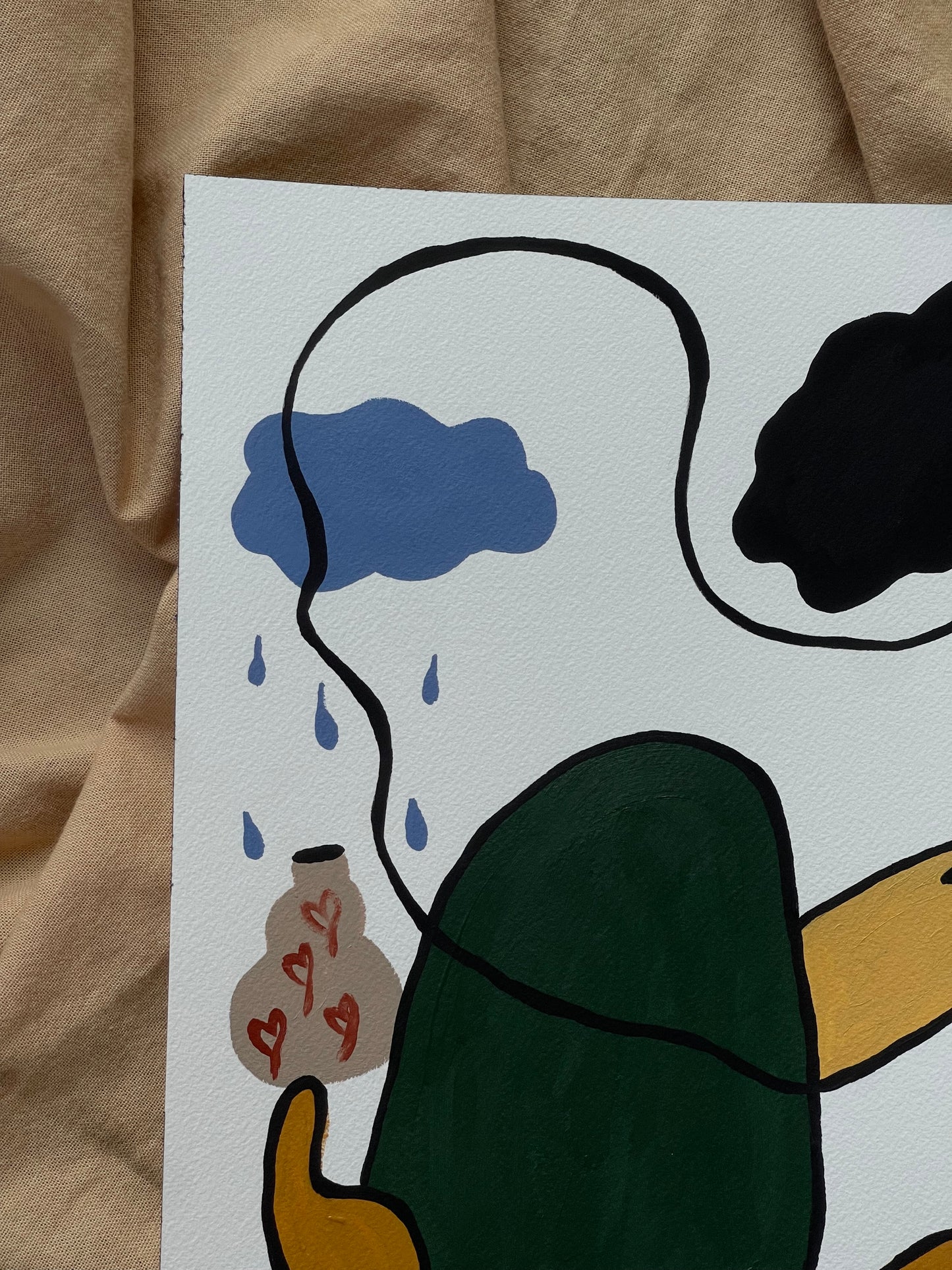 In her rain, we bloom