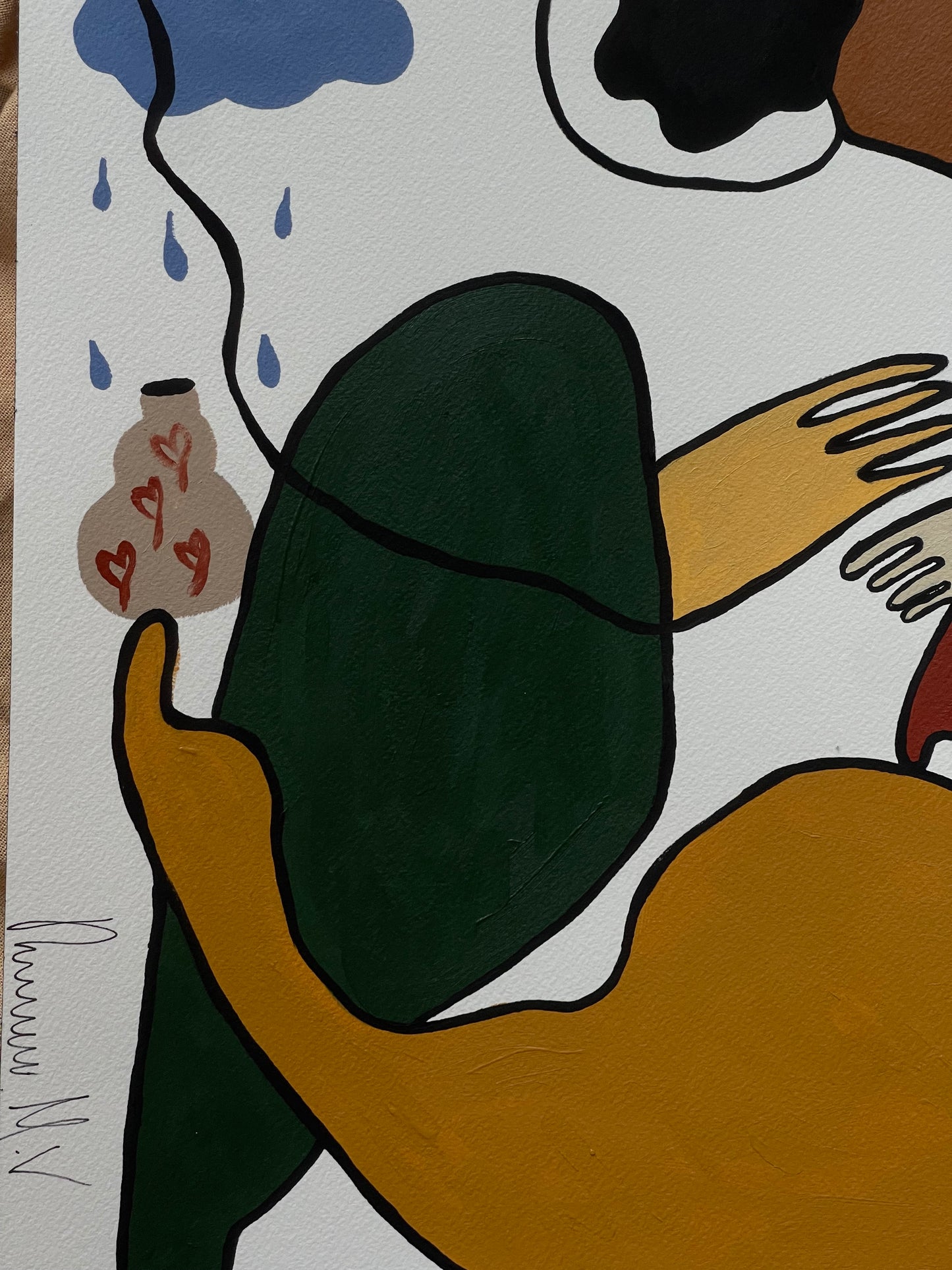 In her rain, we bloom